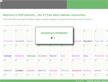 Tablet Screenshot of dev2.myfreecams.com