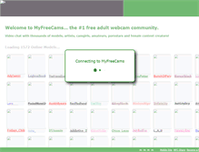 Tablet Screenshot of profile.myfreecams.com