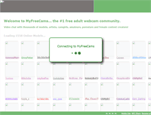Tablet Screenshot of mfc-18.myfreecams.com