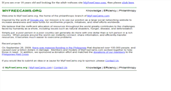 Desktop Screenshot of myfreecams.org